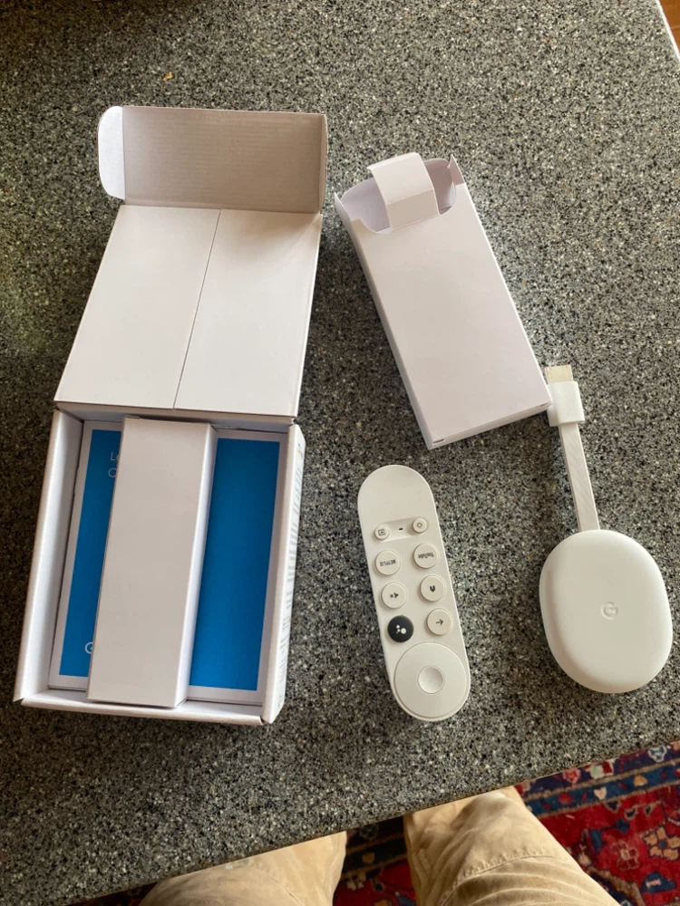 Google Chromecast with Google TV (White)