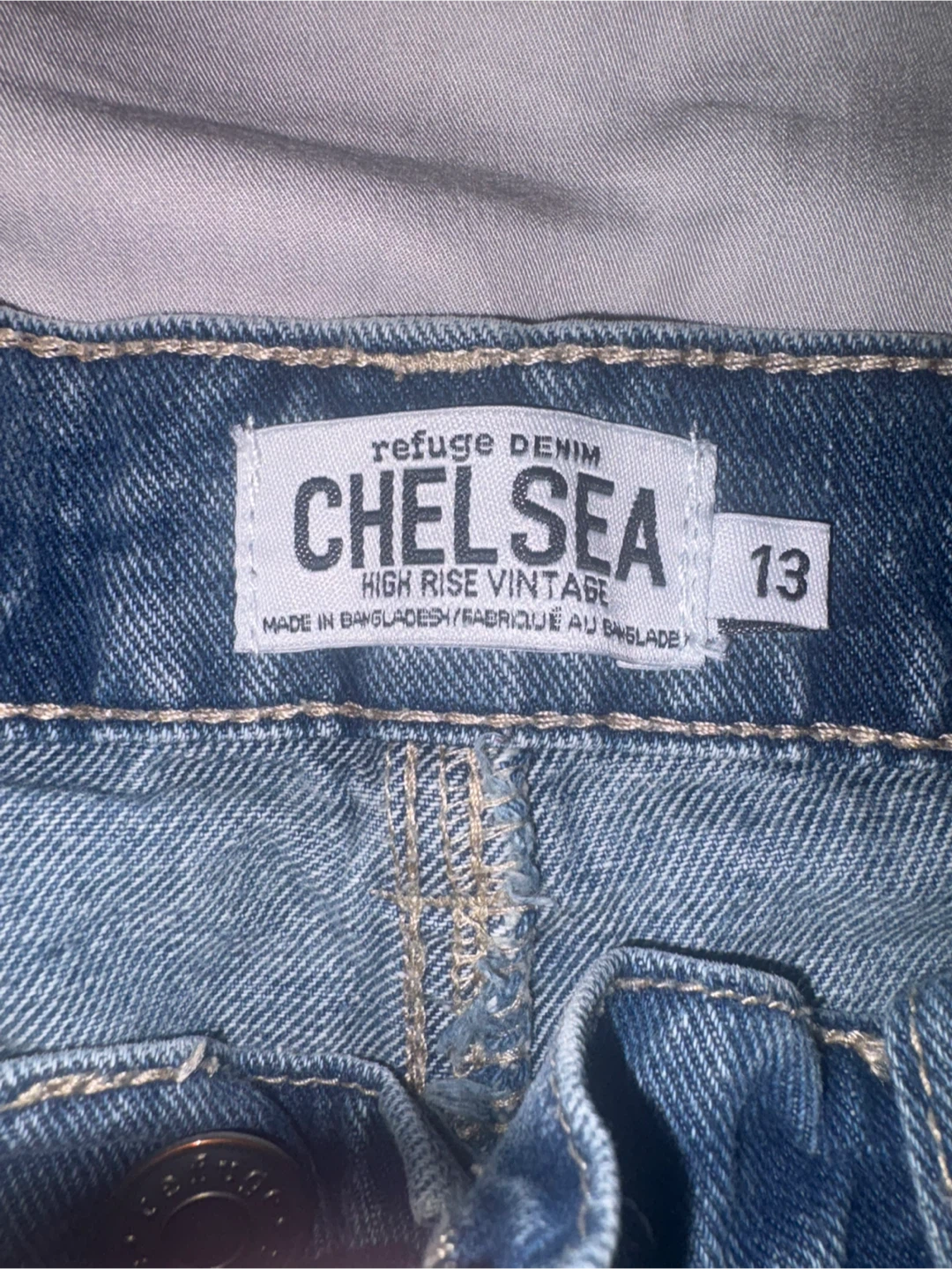 Refuge Denim Chelsea High Rise Vintage Shorts Size 13 - photo 2