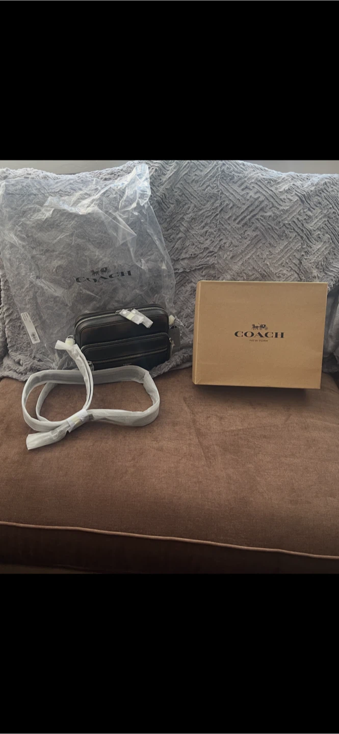 Coach Double Zip Crossbody Bag