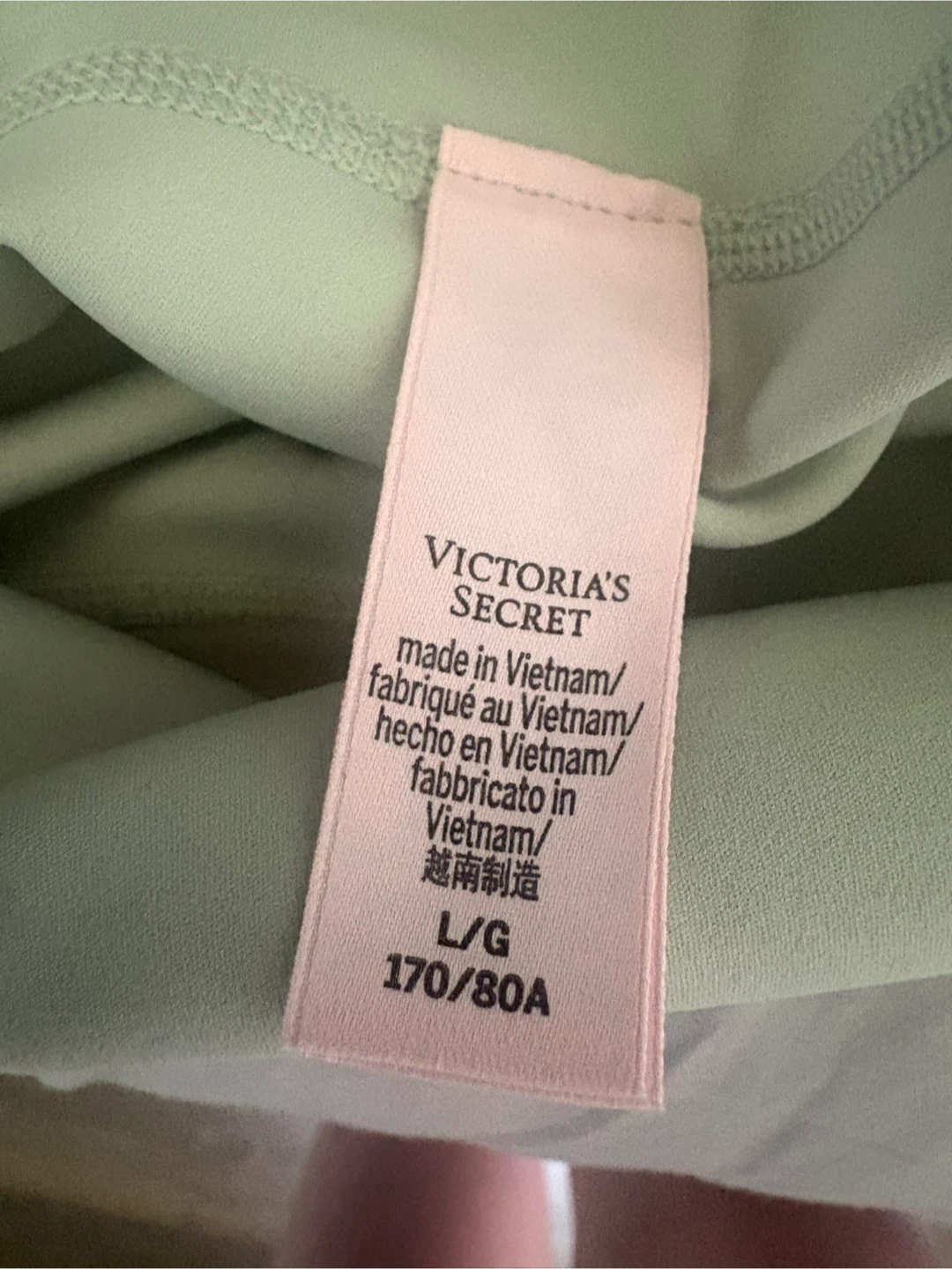 Victoria's Secret L/G Light Green Workout Shorts - photo 3