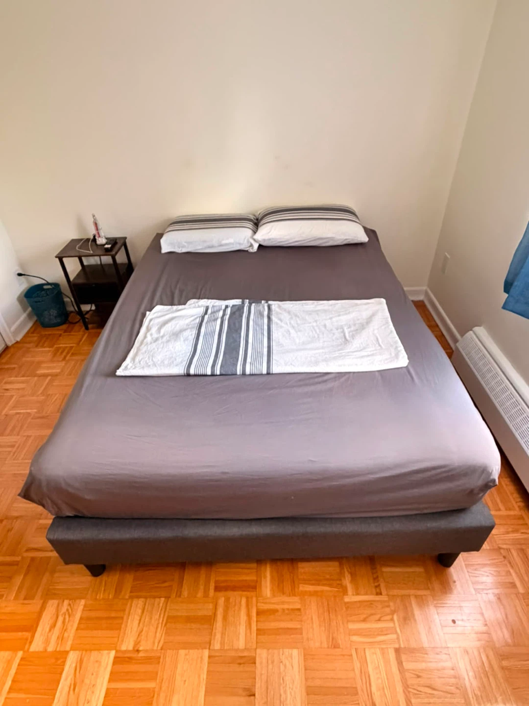 Queen IKEA HAUGSVAR Mattress with Zinus Bed Frame - photo 3