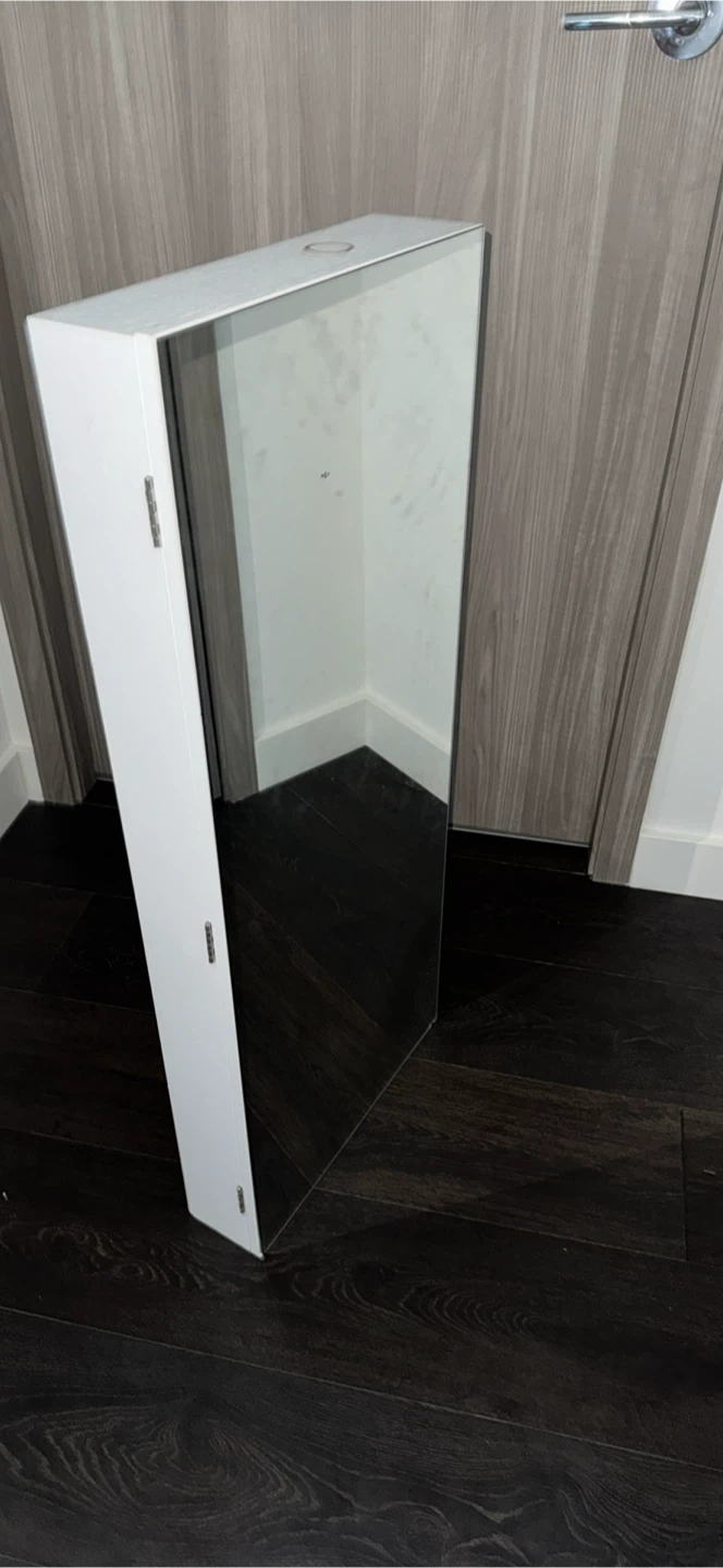 Over-the-Door Jewelry Cabinet with Mirror -Pickup Only