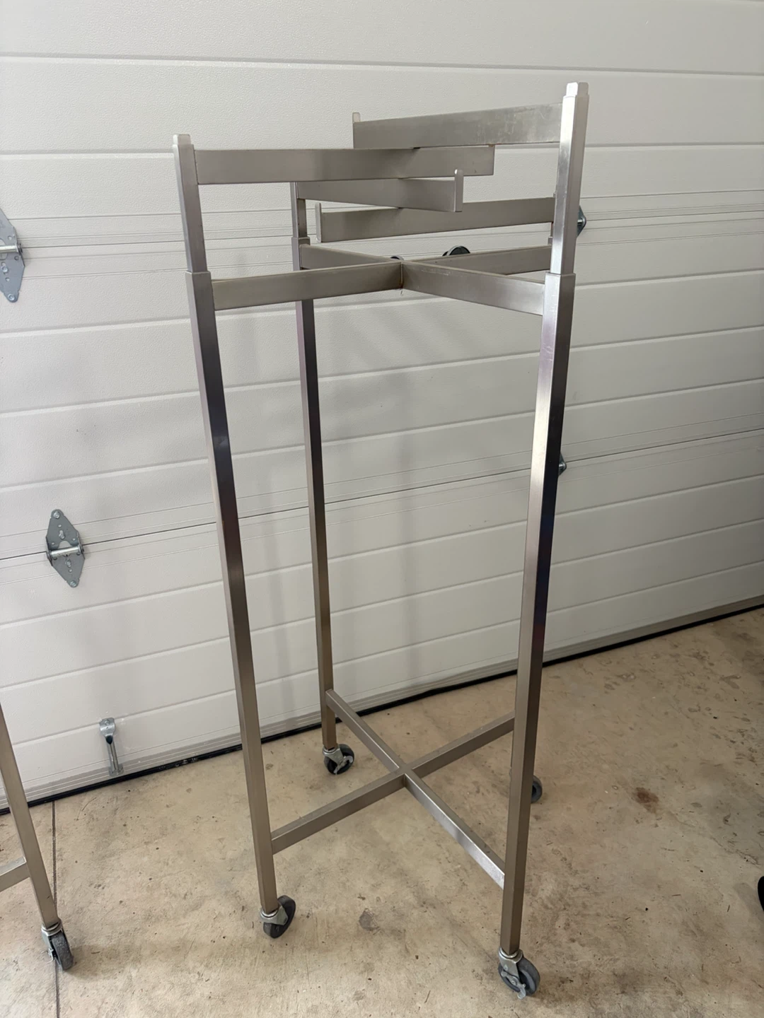 Rolling Metal Garment Rack