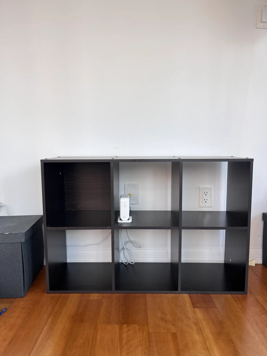 Dark Brown 6-Cube Storage Organizer Shelf - photo 2