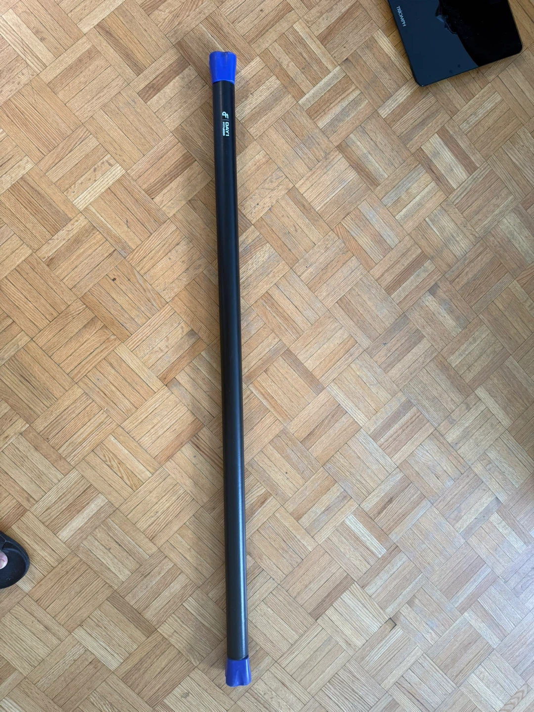 Fitness workout bar. Made of steel & rubber padding - photo 3