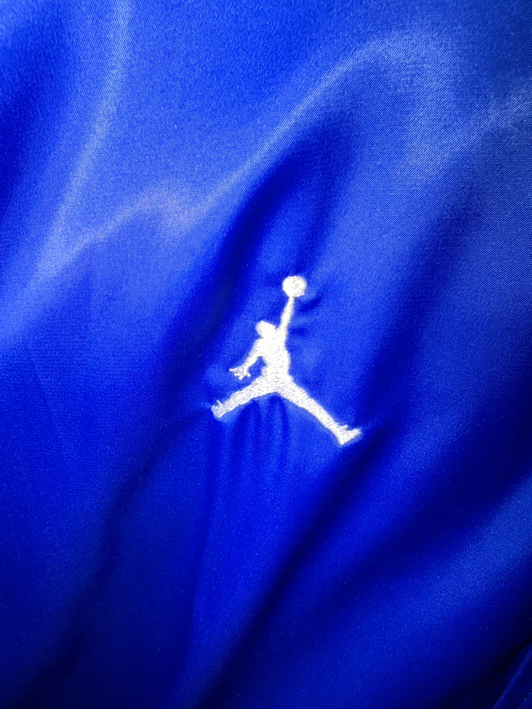 Jordan 40 Acres Varsity Jacket Royal Blue Men’s Size Lrg NWOT - photo 4