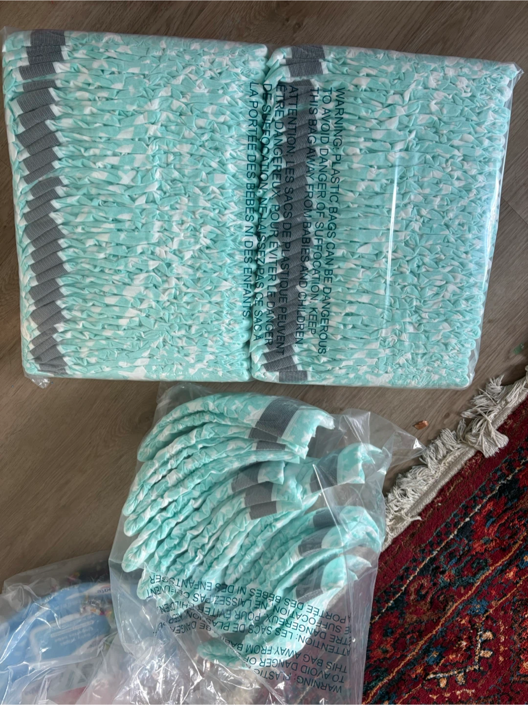 Unused Toddler Diapers