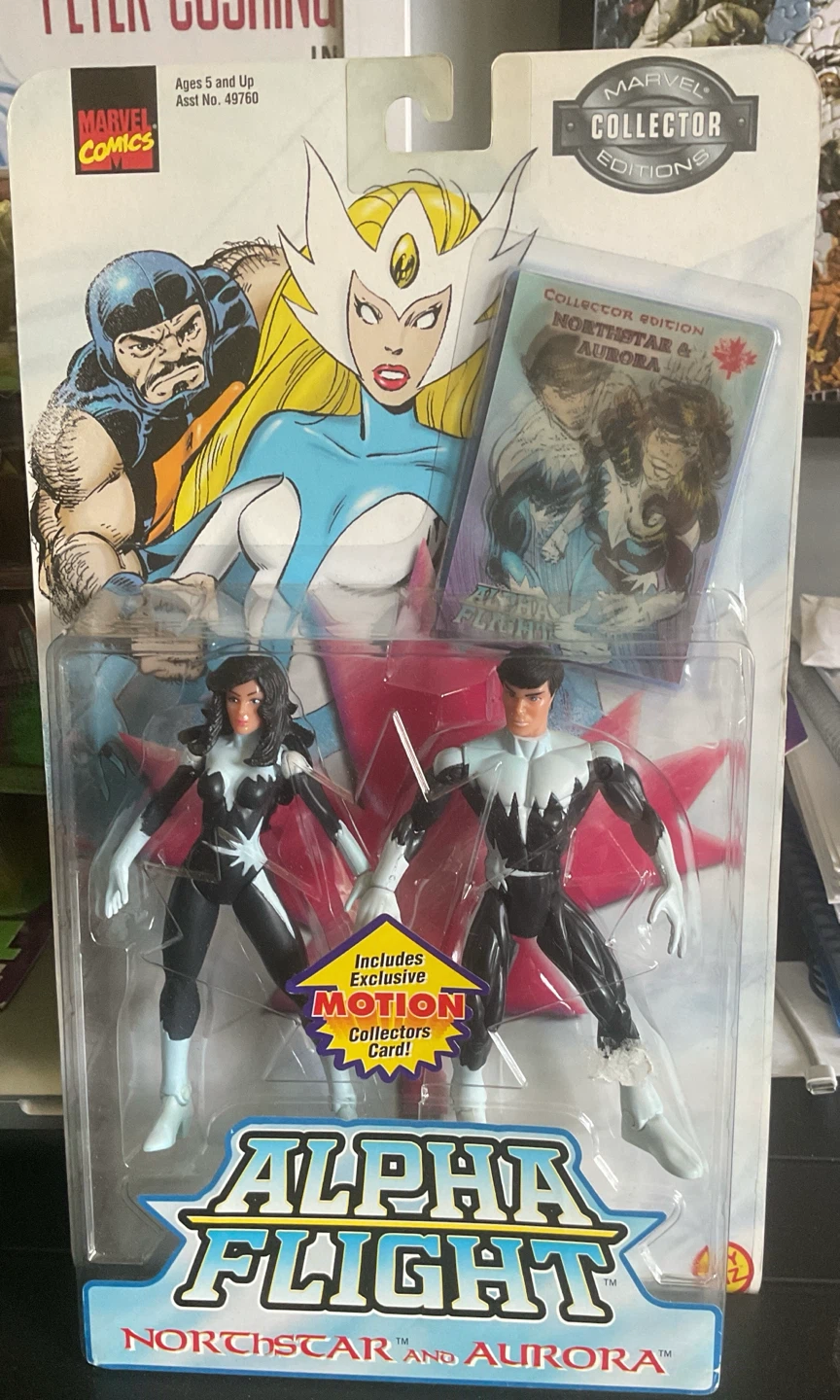 Rare Marvel Collector Edition Alpha Flight action figures