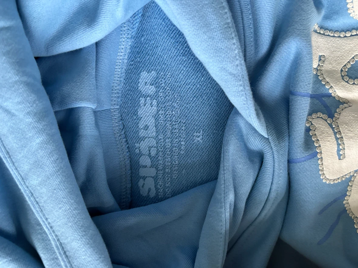 Sp5der Baby Blue Hoodie - photo 2