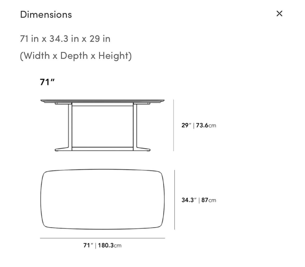 NEW Rove concepts Modern Dining TABLE BASE - photo 3