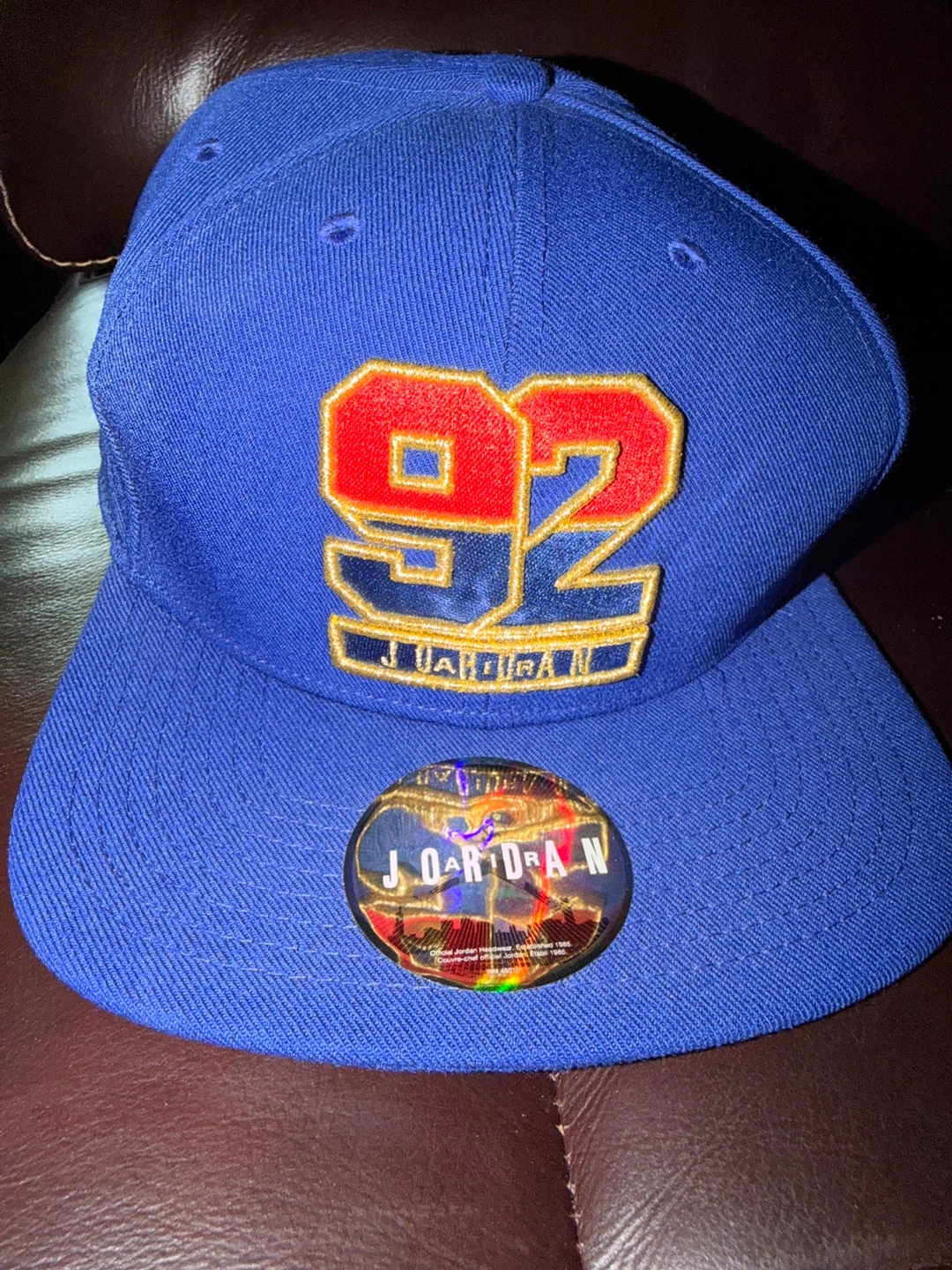 Jordan '92 Snapback Hat Royal Blue NWOT