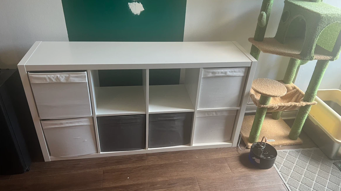 IKEA KALLAX Shelf Unit with Storage Cubes