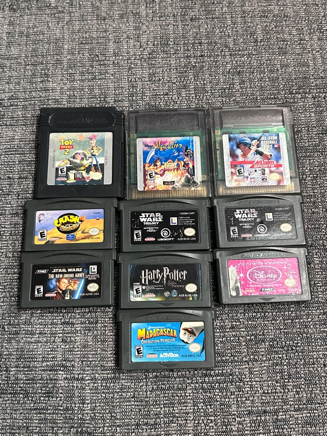 Nintendo Gameboy Color & Advance Games