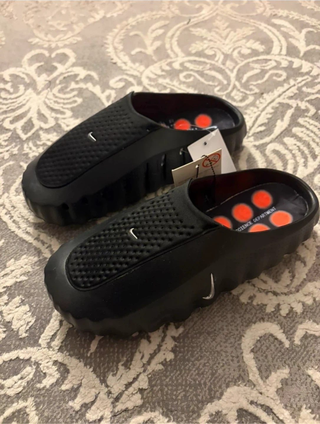 Nike black clogs