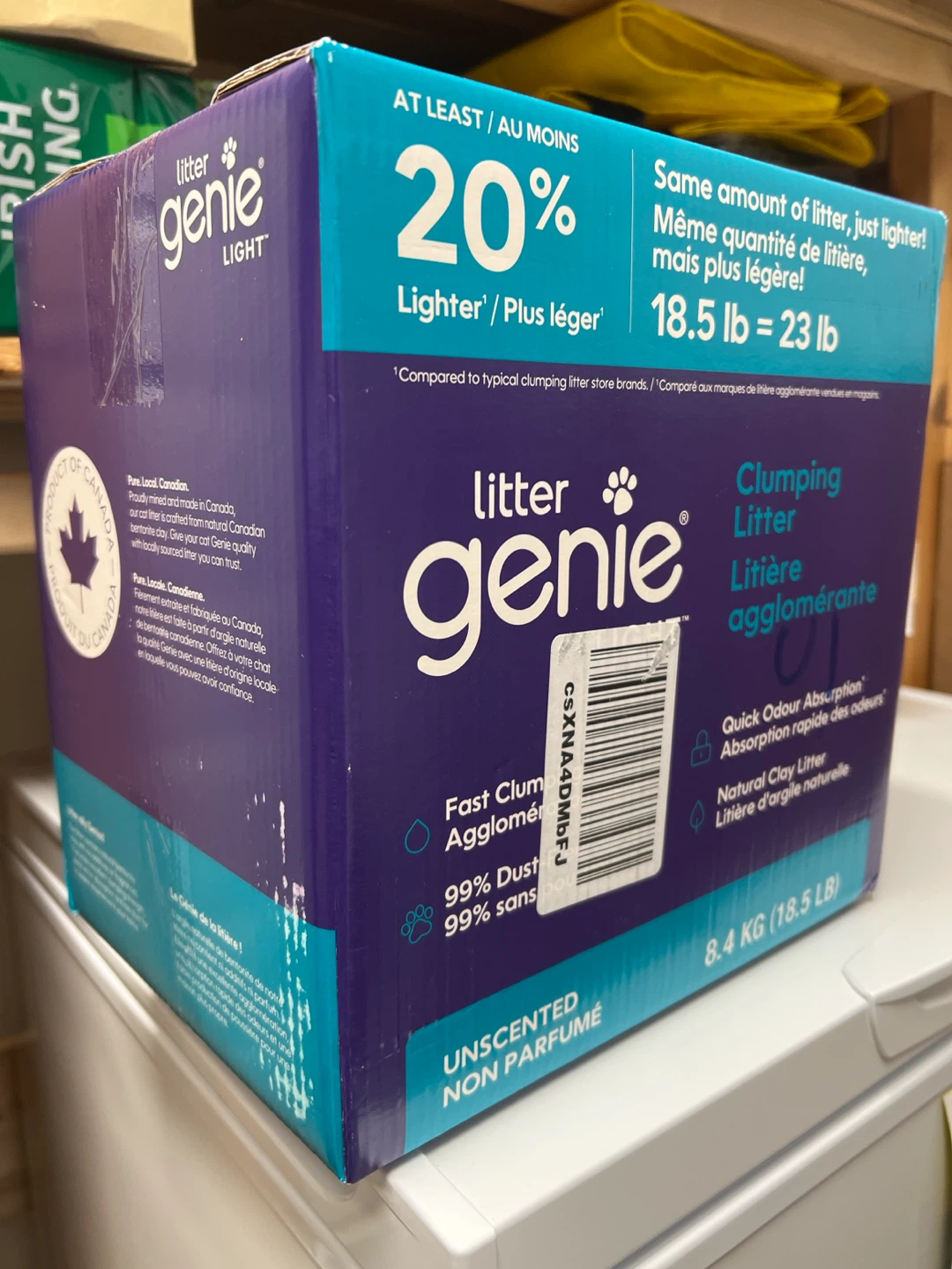 Litter Genie Light Clumping Cat Litter, 18.5 lb