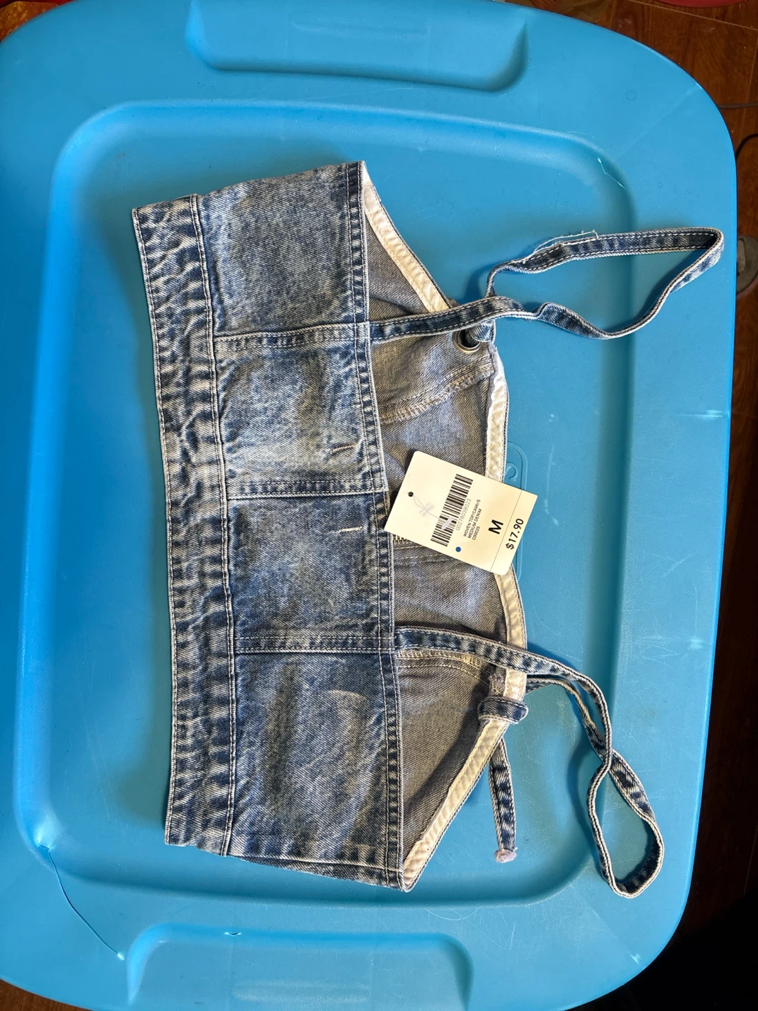 Women's Denim Crop Top- M - photo 2