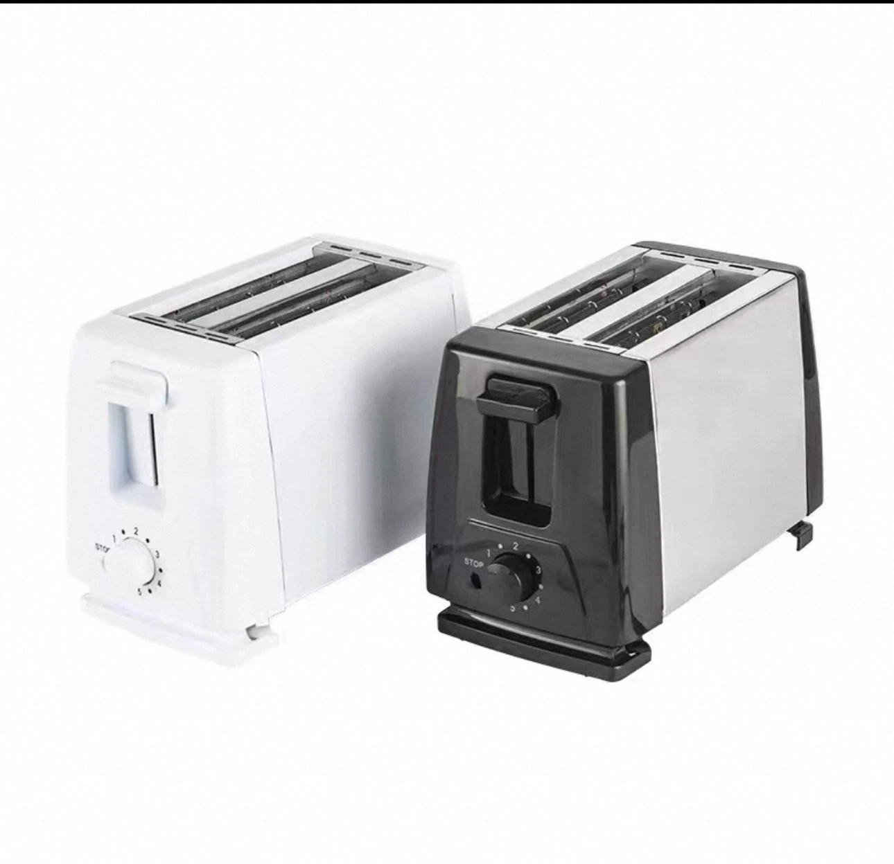 White 2-Slice Toaster - photo 2