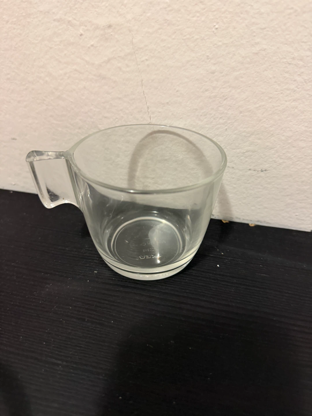 Set of 6 IKEA Clear Glass Espresso / Tea Mugs