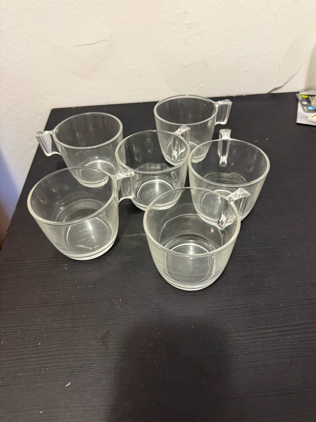 Set of 6 IKEA Clear Glass Espresso / Tea Mugs - photo 3