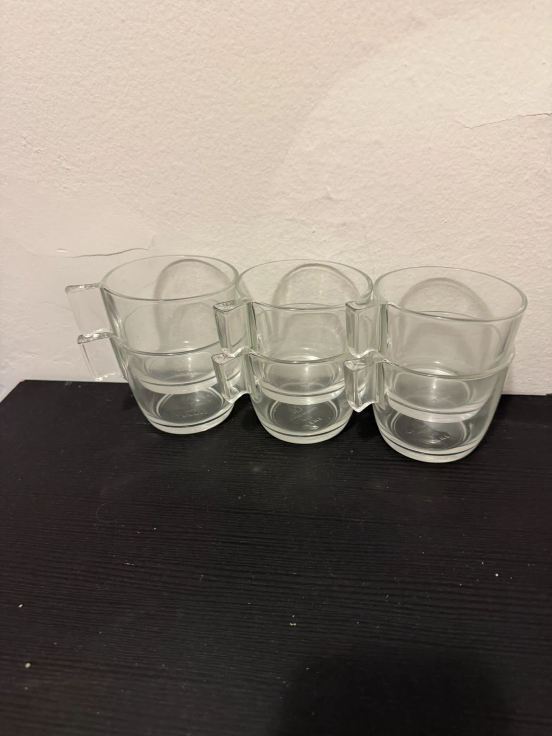 Set of 6 IKEA Clear Glass Espresso / Tea Mugs - photo 5