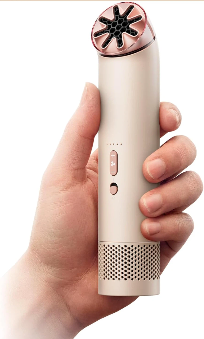 Dyson HushJet Mini Cool Personal Fan (Stone/Blush)