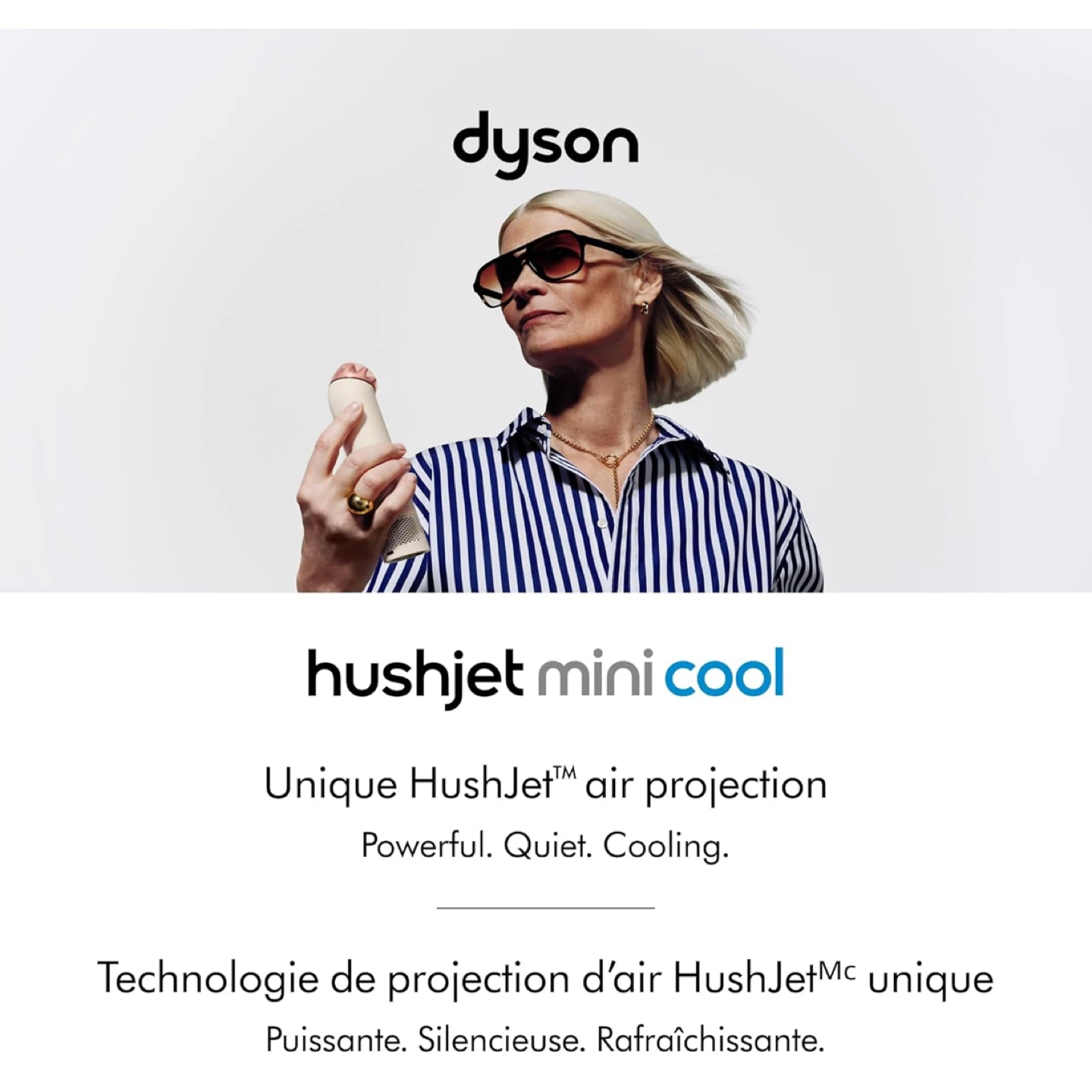 Dyson HushJet Mini Cool Personal Fan (Stone/Blush) - photo 3