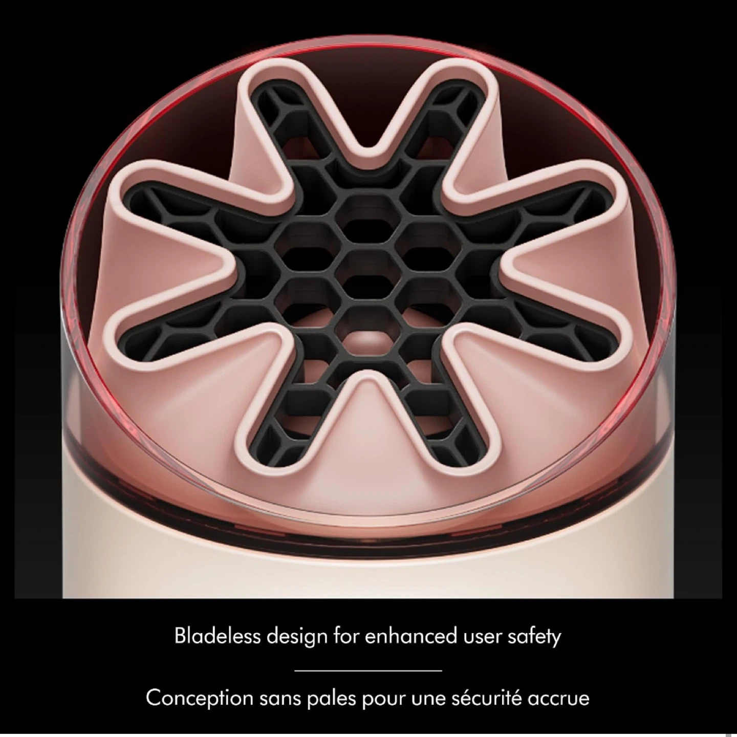 Dyson HushJet Mini Cool Personal Fan (Stone/Blush) - photo 5