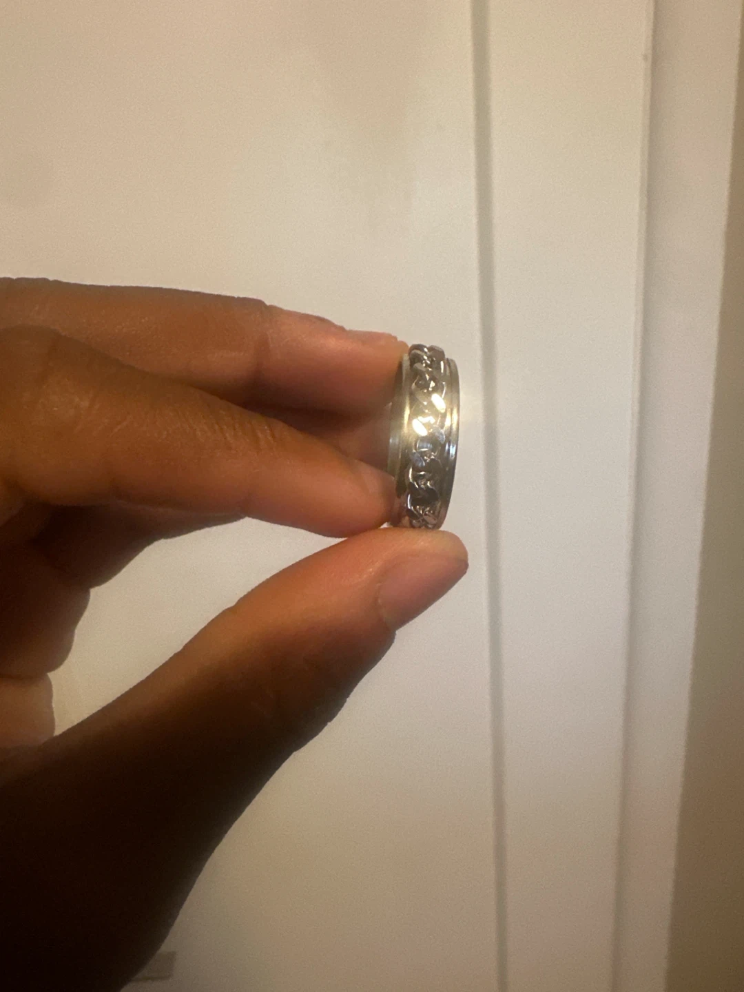 Chain Spinner Ring gold and silver - photo 2