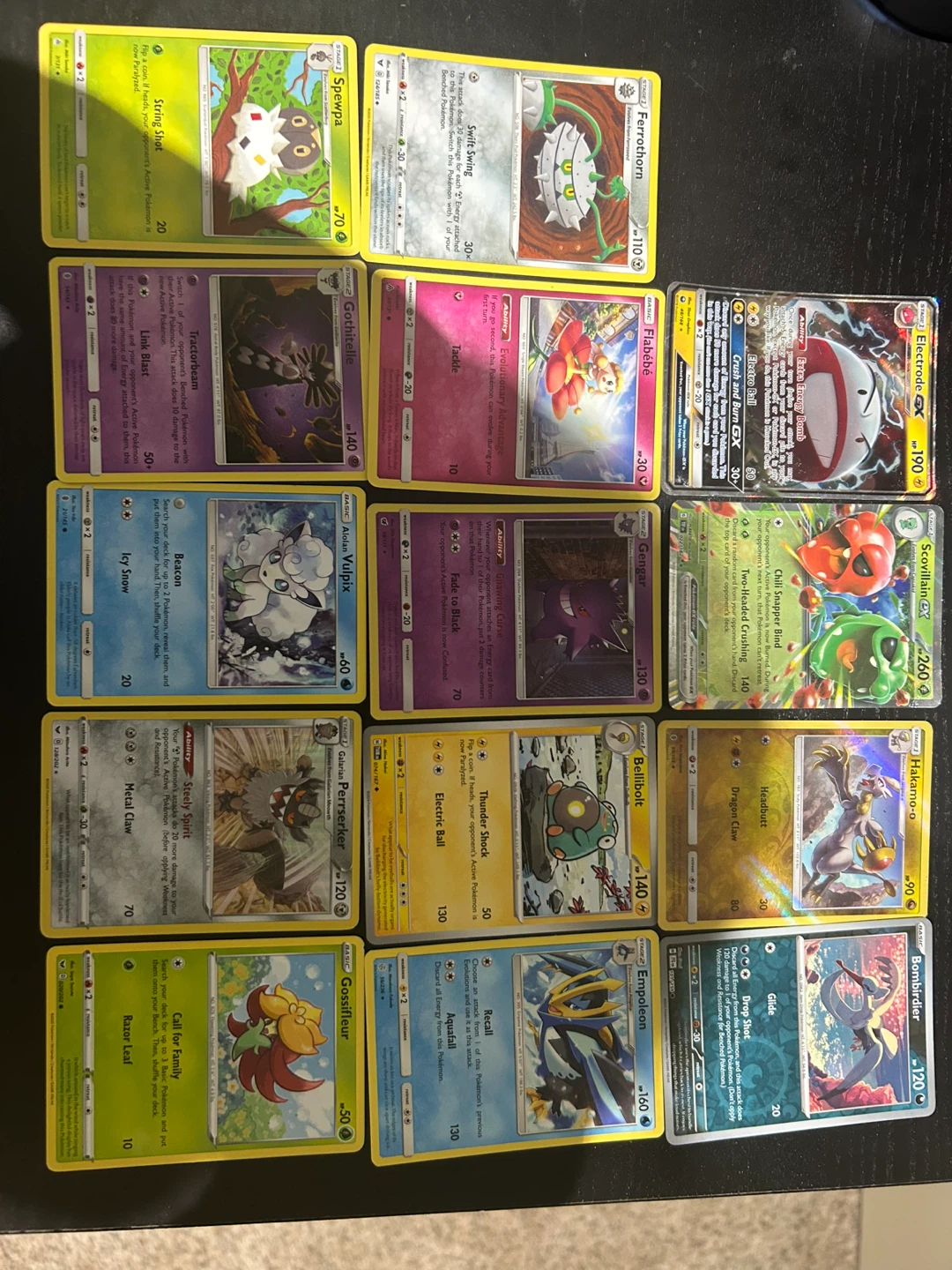 Assorted Pokémon Trading Cards