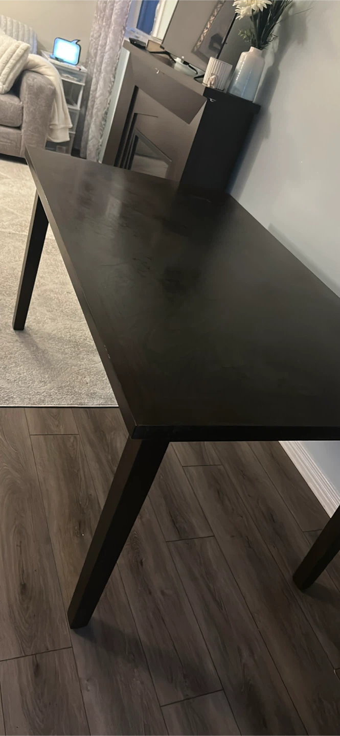 Dark Wood Dining Table