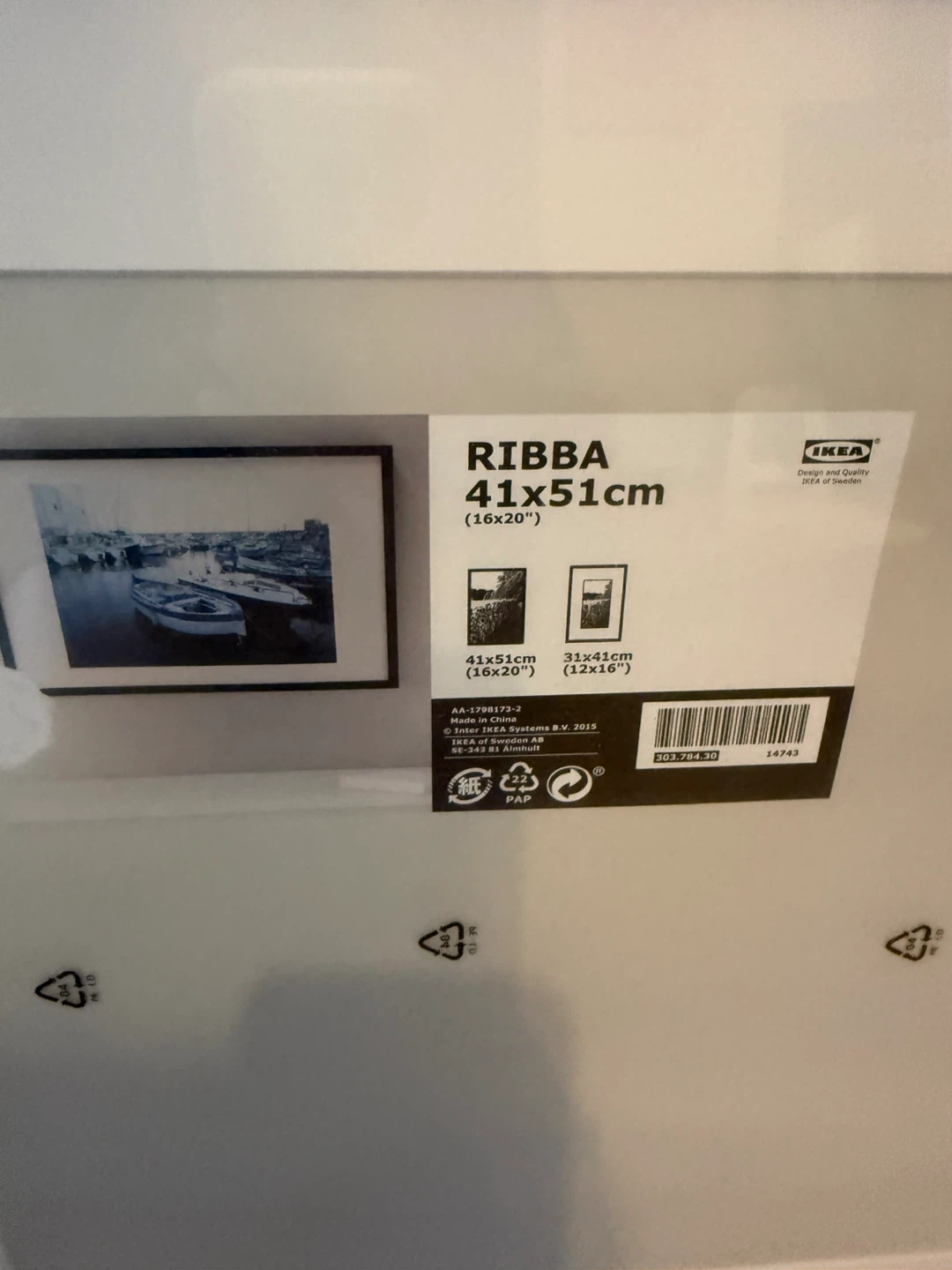 2x BNIB IKEA RIBBA Picture Frames (41x51cm / 16x20") - photo 2