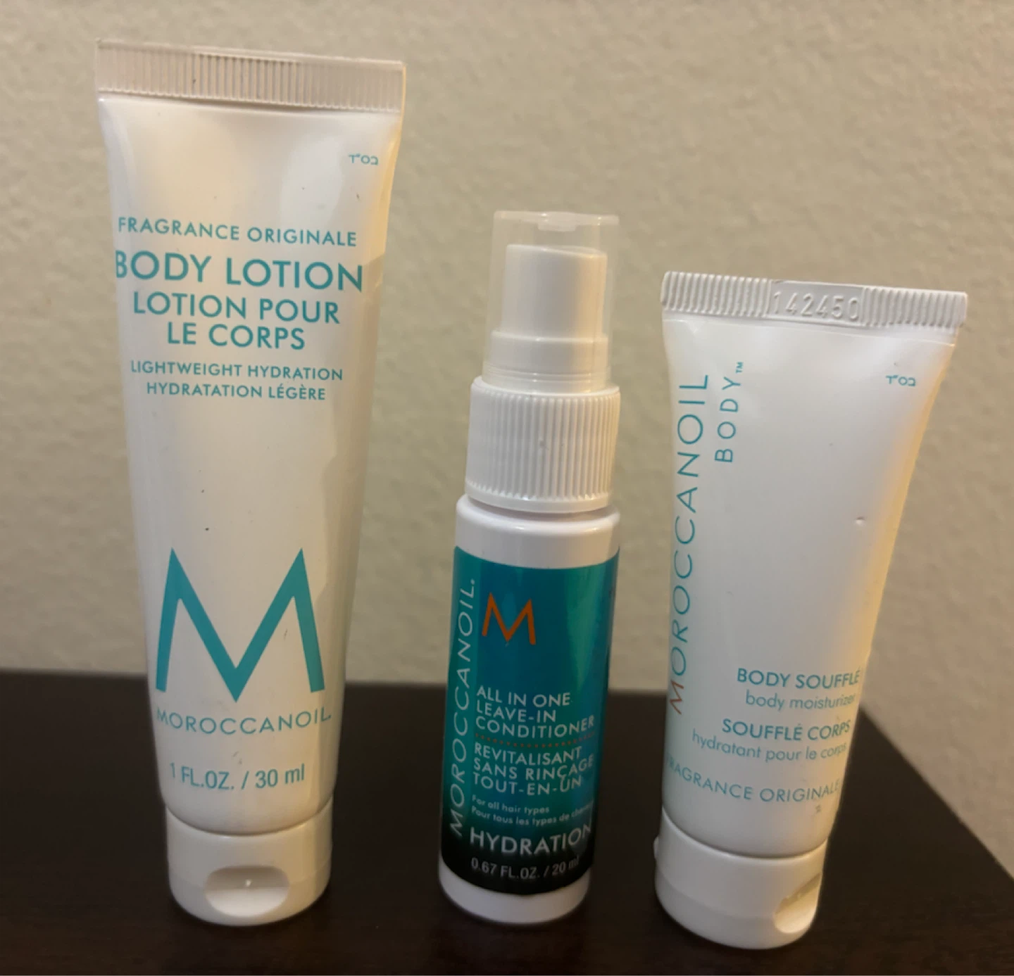 NEW-Moroccanoil Lotion, Leave-In Conditioner, & Body Souffle