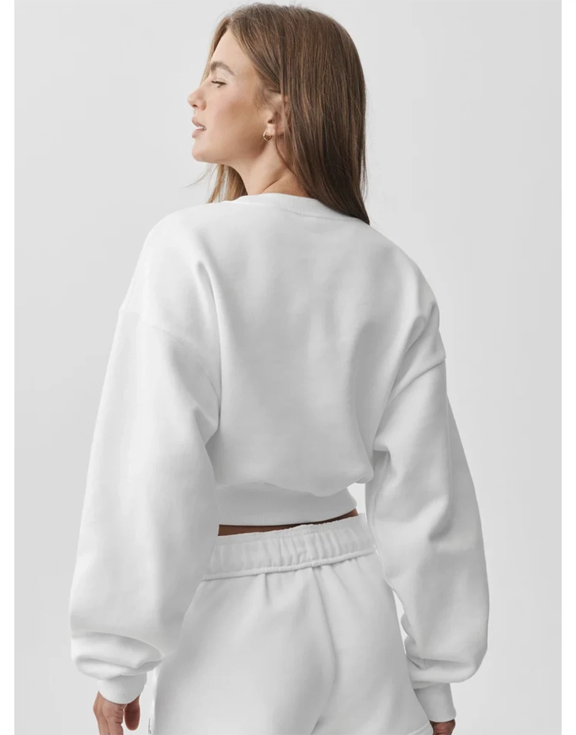 Alo Accolade Crop Crewneck Sweatshirt - photo 2