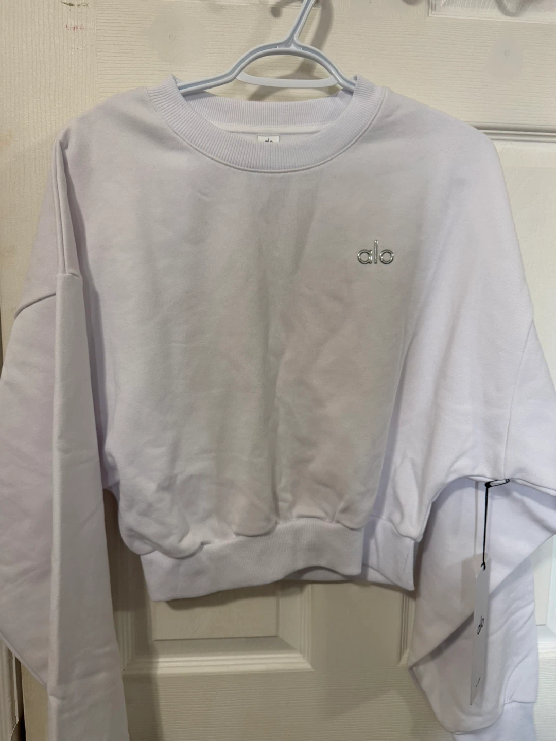 Alo Accolade Crop Crewneck Sweatshirt - photo 3