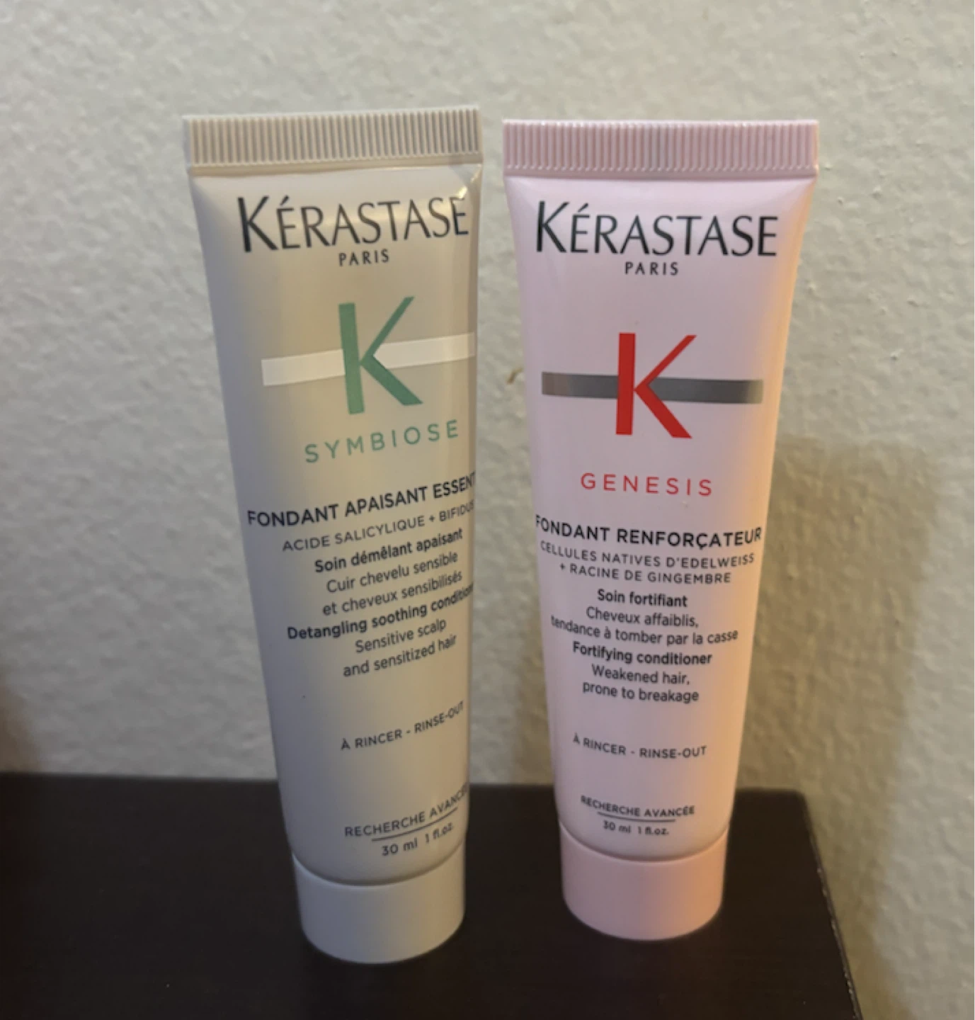 NEW-Kérastase Symbiose & Genesis Mini Conditioners (2 x 30ml)
