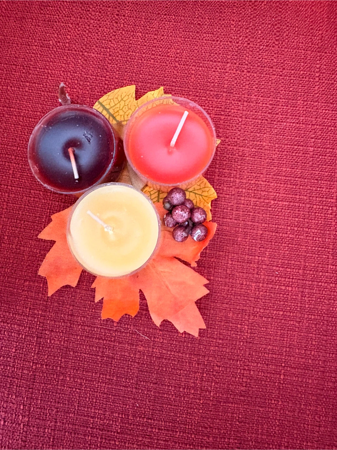 Autumn Leaf Scented Tea Lights Set - photo 2
