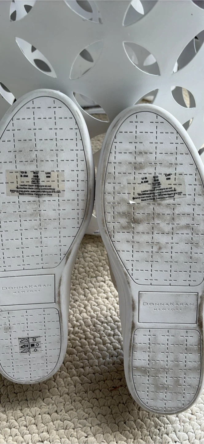 Donna Karan New York White Slip-On Sneakers - photo 2