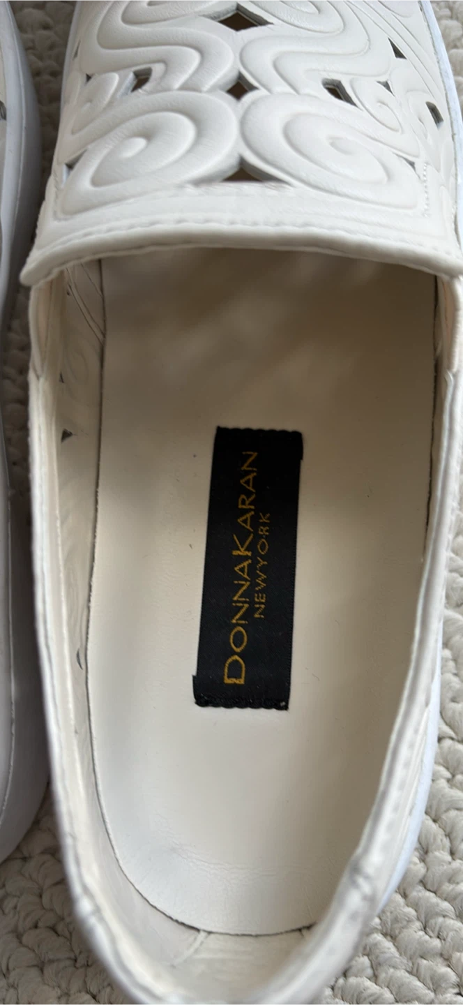 Donna Karan New York White Slip-On Sneakers - photo 4