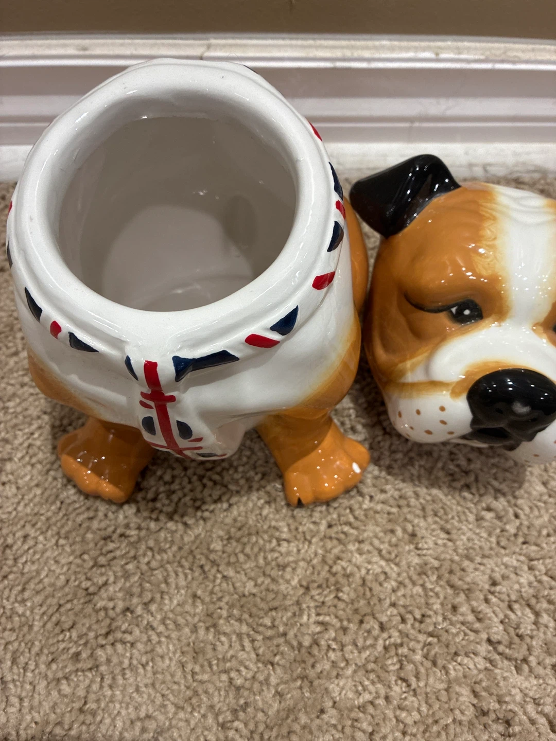 Ceramic Bulldog Cookie Jar - photo 3