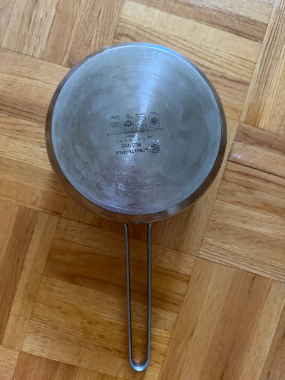 Schulte-Ufer Deep Stainless Steel Saucepan - Made in Germany - photo 2