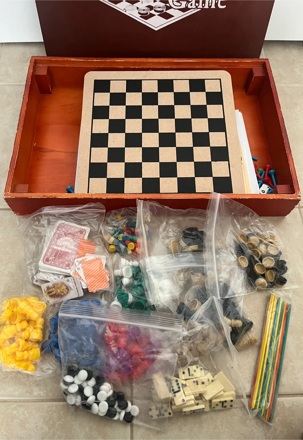 Vintage Challenge Master Deluxe Board Game Travel Set - photo 3