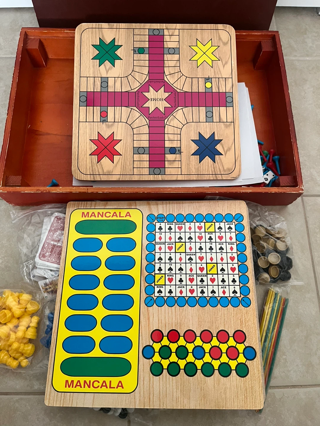 Vintage Challenge Master Deluxe Board Game Travel Set - photo 5
