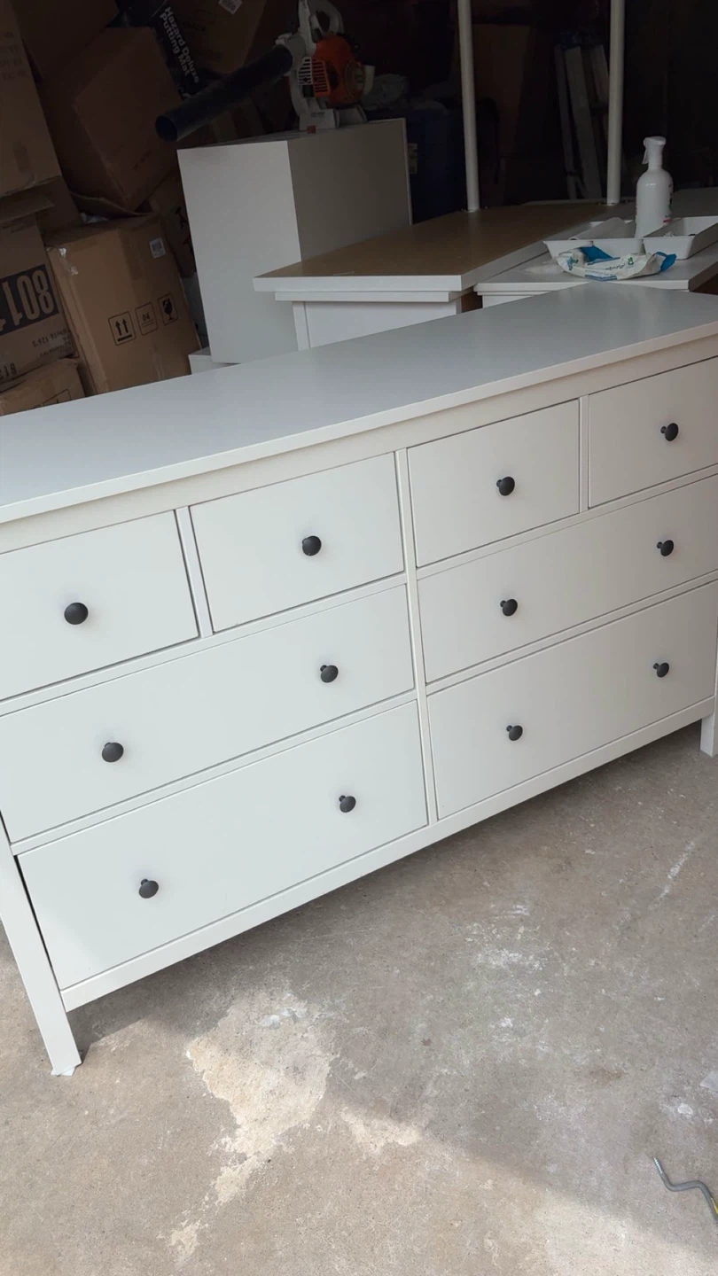 White 8-Drawer hemnes  Dresser