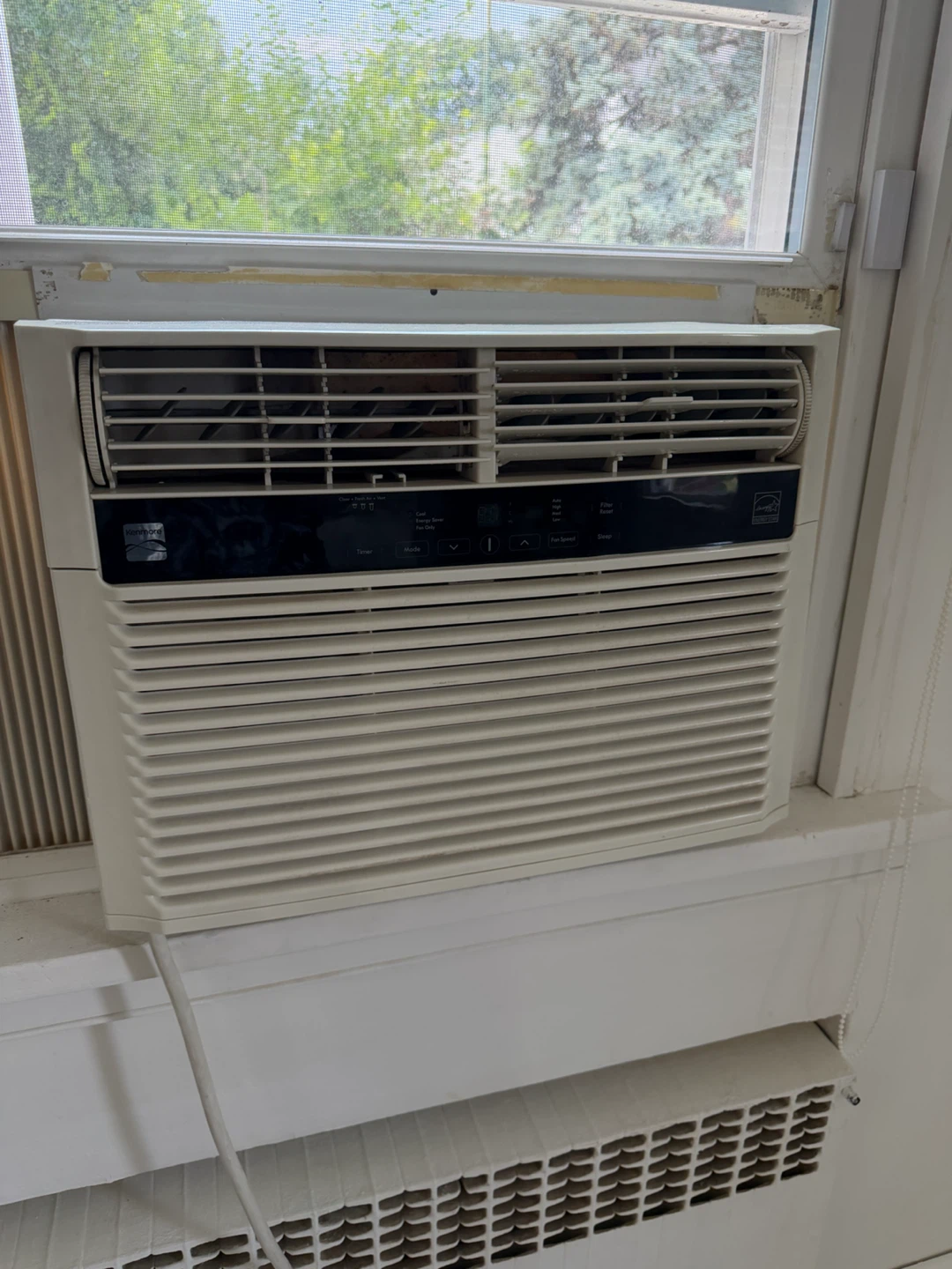 Two window AC units, 8000 BTU each