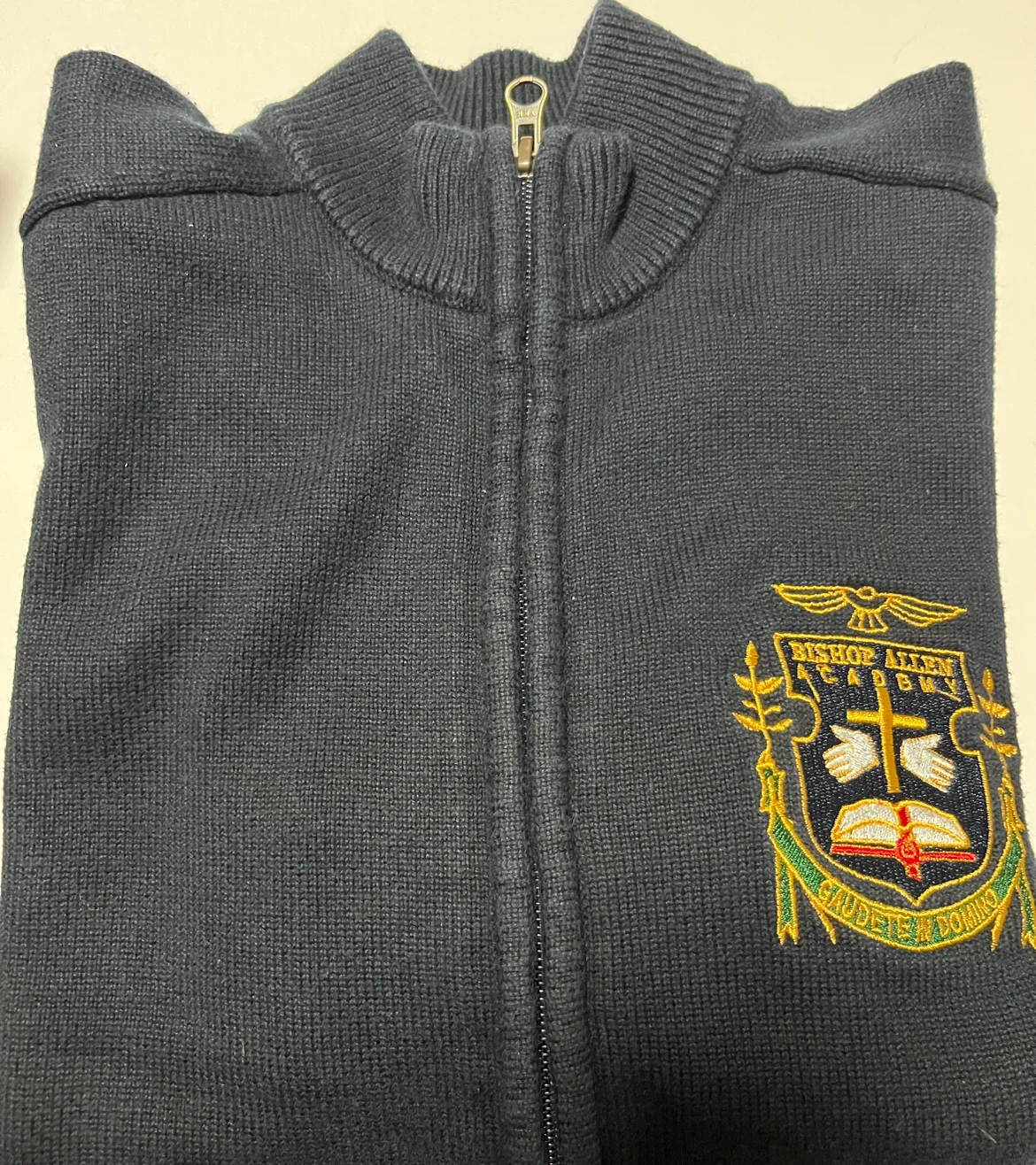 Bishop Allen Academy Zip-Up Sweater