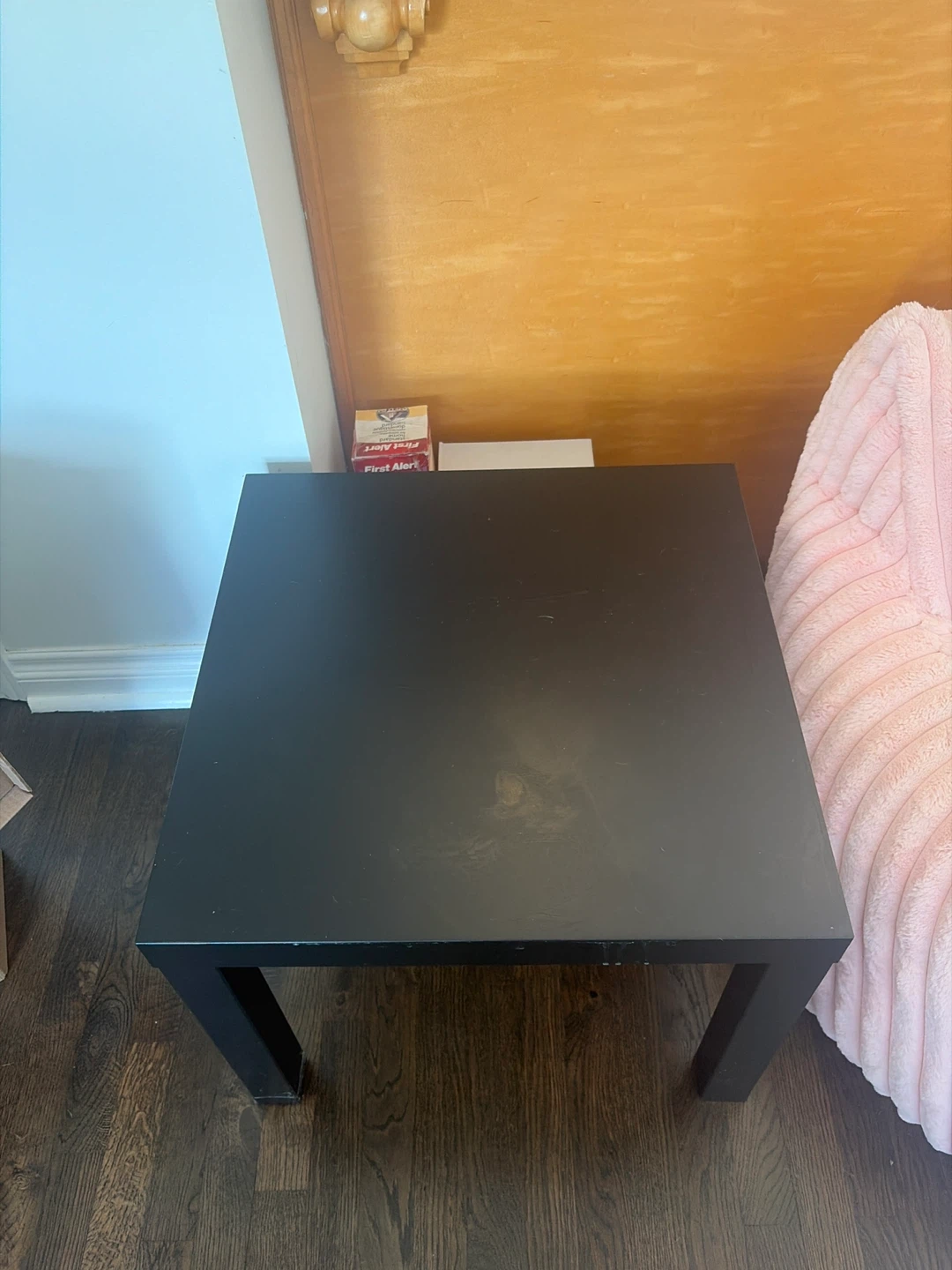 Small black IKEA table