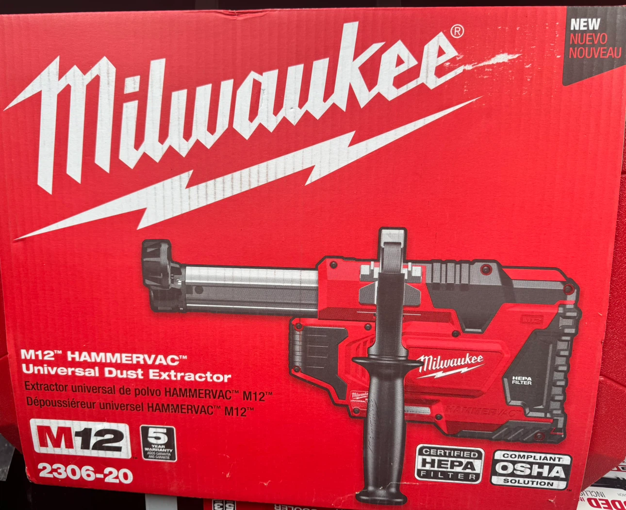 Milwaukee M12 HAMMERVAC Universal Dust Extractor 2306-20
