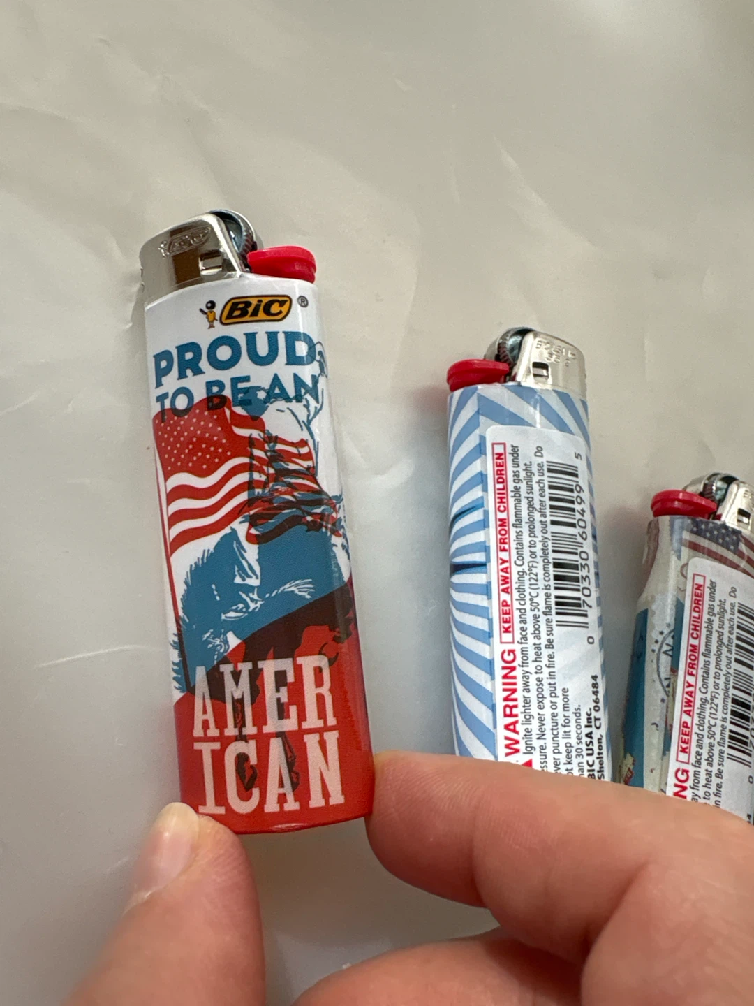 Lot of 5 collectible BIC Lighters - American Themed Designs - photo 3