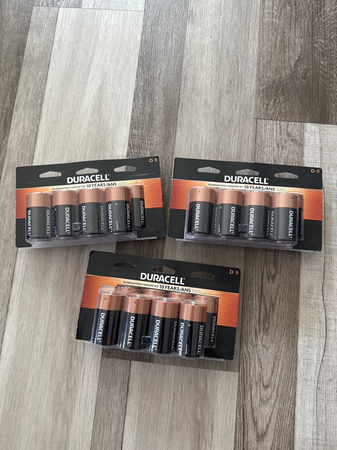 Duracell D Batteries - 3 Packs of 8