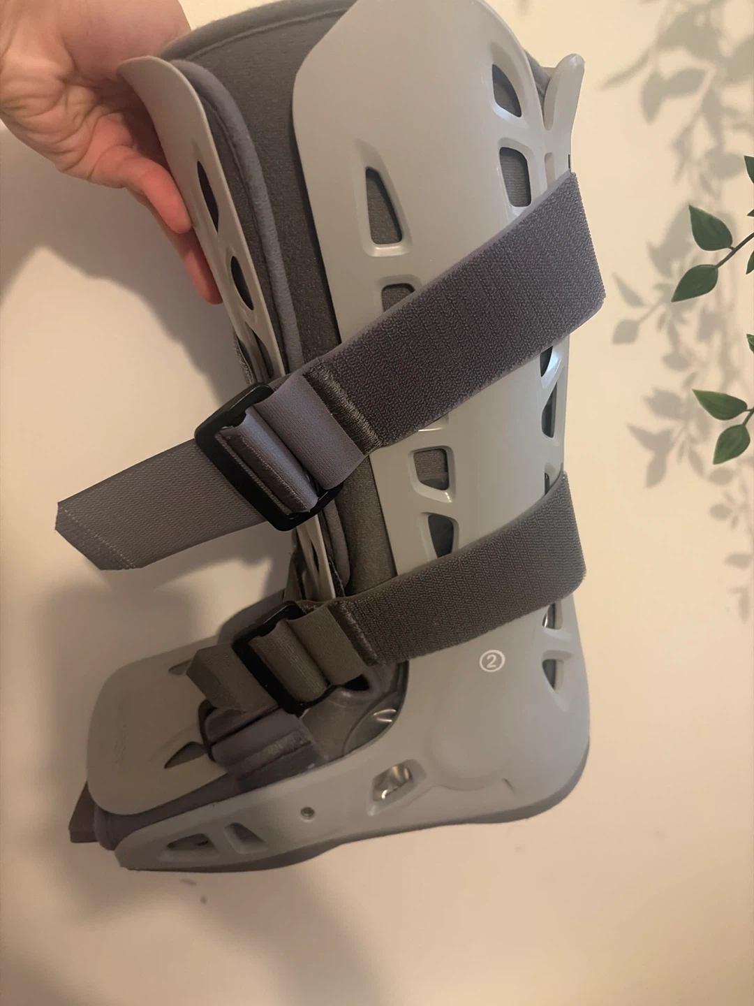 Size medium air cast boot